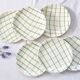 Set of 6 flat plates Salins, Yves pattern, vintage French