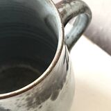 Ceramic vase from Grés du Loir, glazed and signed, Chantal & Thierry Robert 1970.