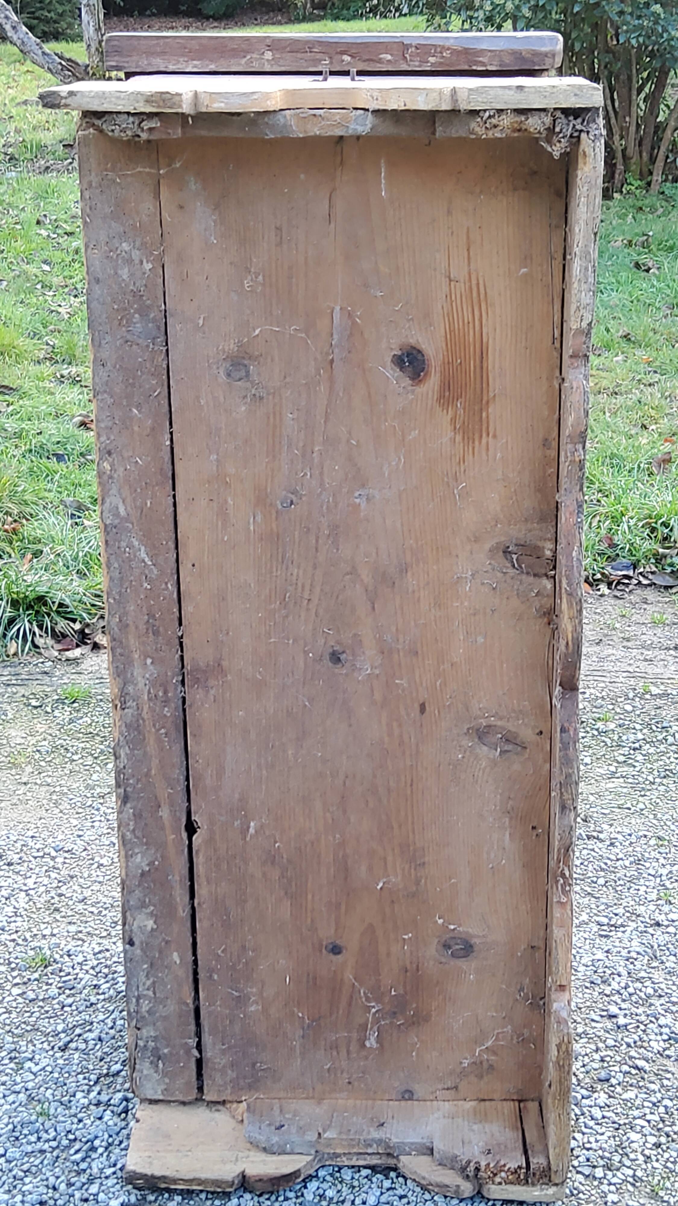 Alsatian polychrome wedding chest eighteenth -nineteenth century