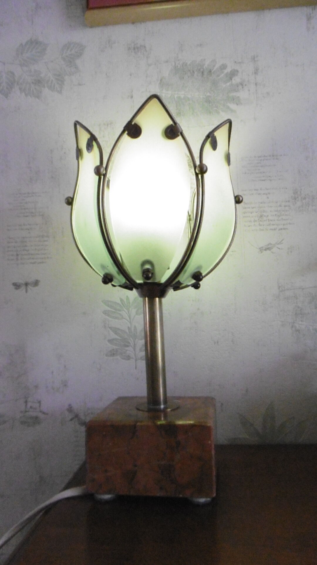 Vintage 1950 laying lamp