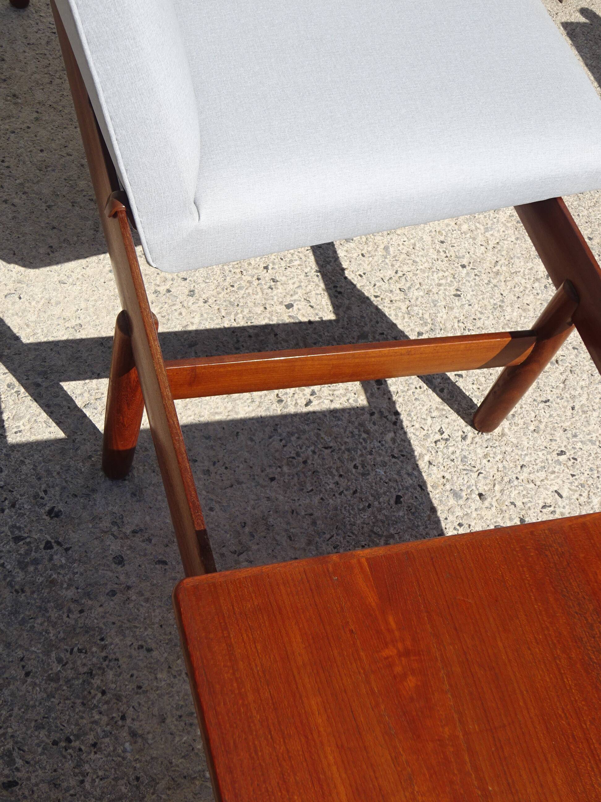 Modular 3-seater sofa + a teak coffee table by Karl SØrlie & SØnner