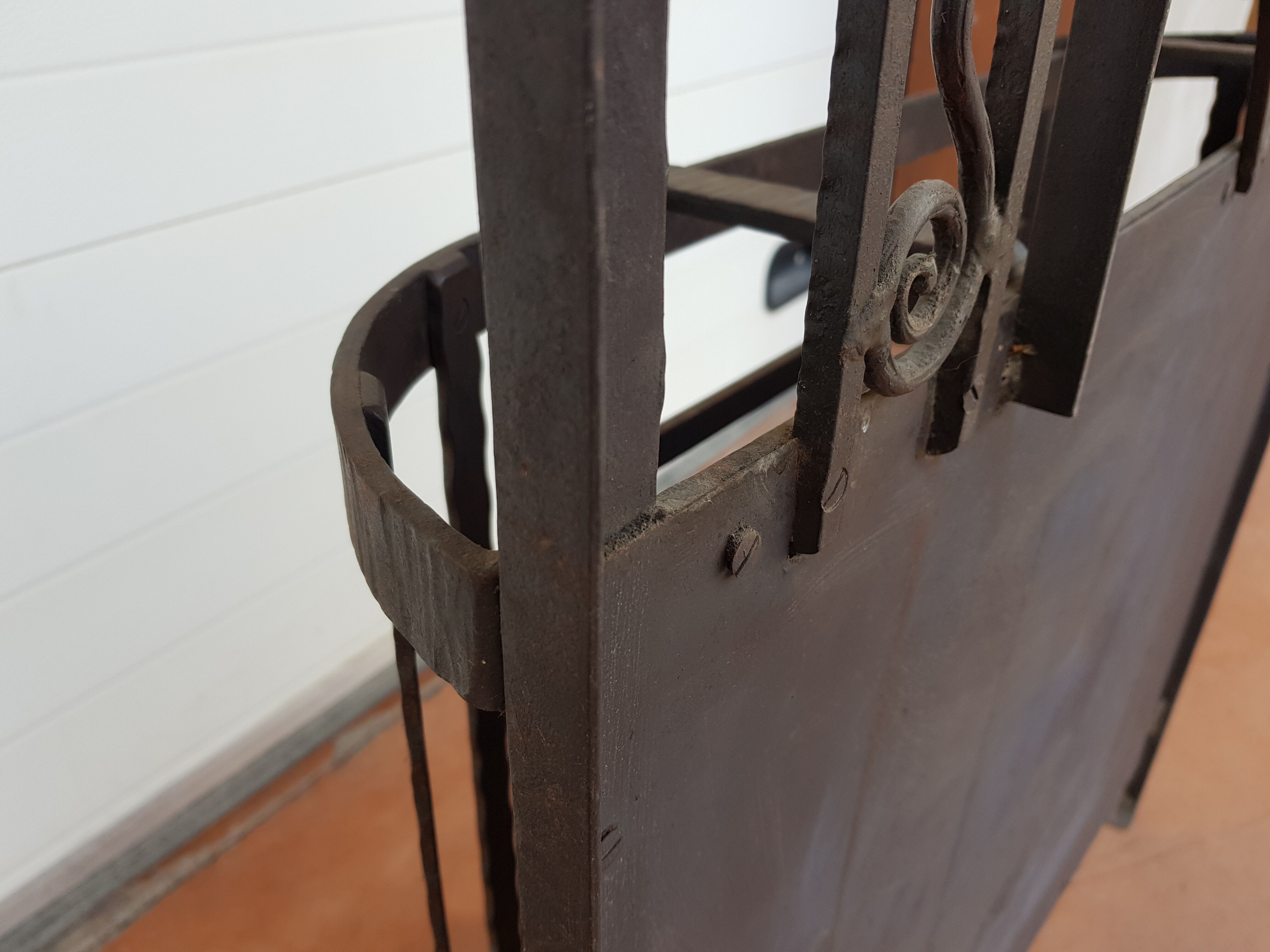 Iron iron wall coat rack 1930