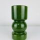 Green glass vase in Scandinavian style