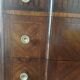 Wooden and marble chest of drawers