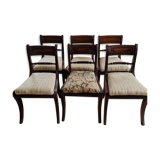 6 chaises de table, 1820