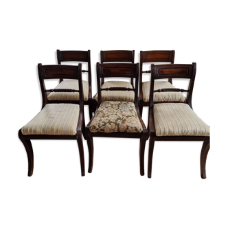 6 chaises de table, 1820