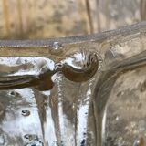 Vintage glass tulip hanging lamp