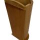 Vintage umbrella holder in oak basket storage design of the 1960s minimalis