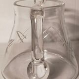 Crystal water pitcher early twentieth century