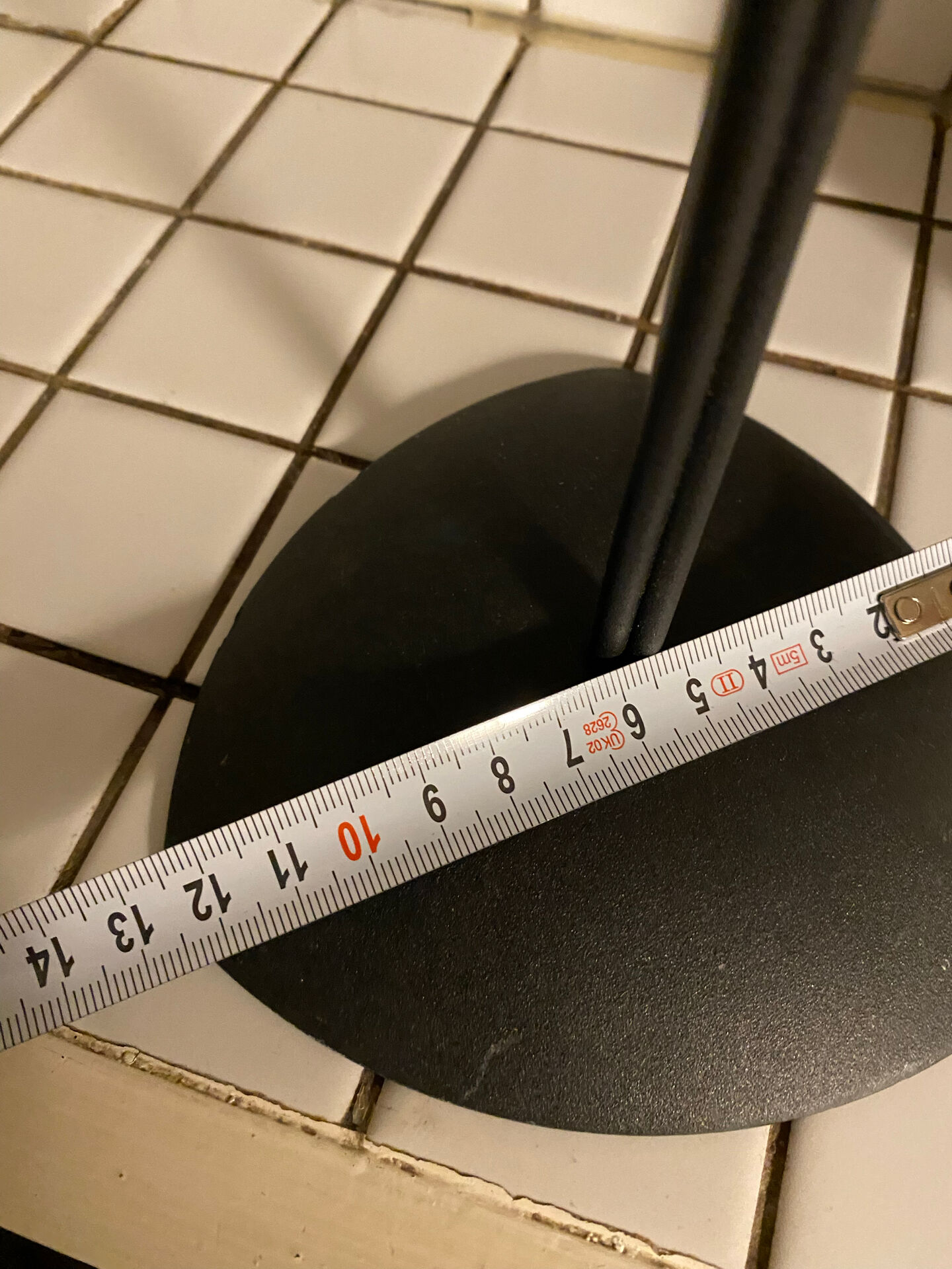 Wrought iron candlestick