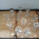 11 antique champagne glasses