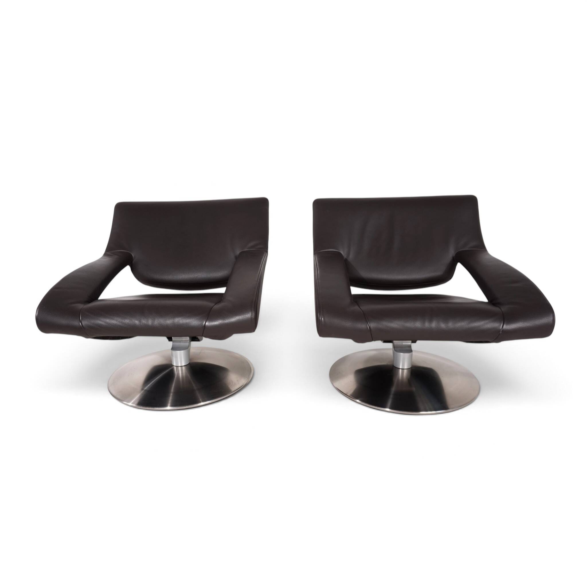 De Sede DS-255 Avantgarde Lounge Chair in Dark Brown Leather, 2000