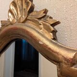 Small shell pediment mirror