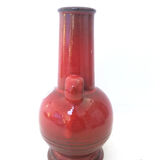 Red Keramik vase 1970