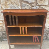 Petite Bibliothèque ou Bibus en Chêne de style Louis XV