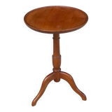 Solid wood tripod side table
