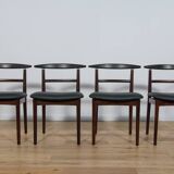 Rosewood Dining Chairs by Helge Sibast & Børge Rammerskov, Denmark, 1960s, Set of 4