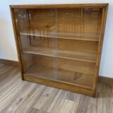 Showcase in wood and glass