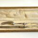 Silver-plated cutlery set with Minerva helmet, Paris