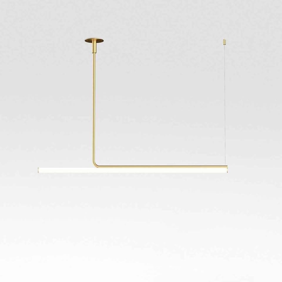 Marset Ambrosia 120 Gold – Contemporary suspension design – New