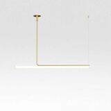 Marset Ambrosia 120 Gold – Contemporary suspension design – New