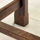 Solid elm farmhouse table