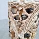 Vintage ceramic stones vase ''Mixed minerals''