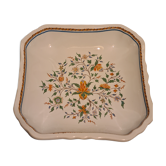 Empty pocket Sainfoin earthenware of Gien plant décor