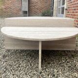Table basse en travertin, Up&up ronde