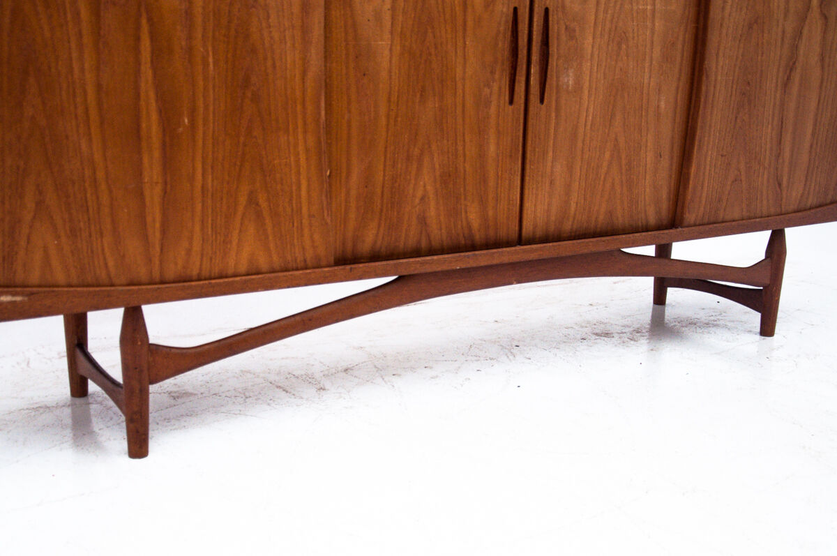 Teak highboard chest of drawers, Denmark, 1960s