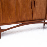 Teak highboard chest of drawers, Denmark, 1960s