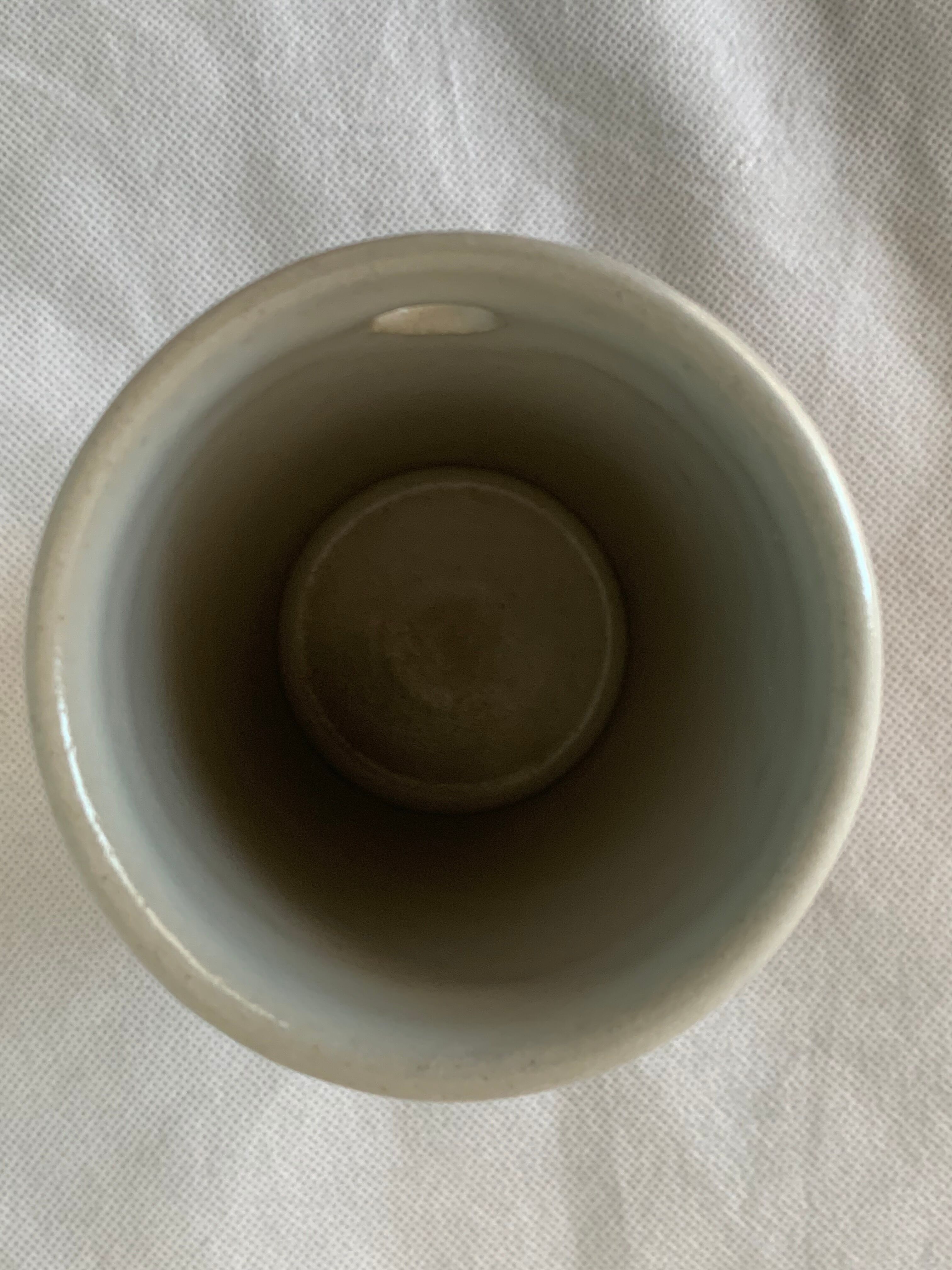 Enamelled sandstone vase Pottery of La Colombe 1975