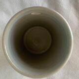 Enamelled sandstone vase Pottery of La Colombe 1975