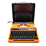 Silver typewriter reed 100 revised orange ribbon new