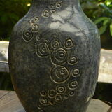 Vintage blue sandstone vase