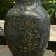 Vase en grès bleu  vintage