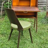 Petit secrétaire à abattant et sa chaise