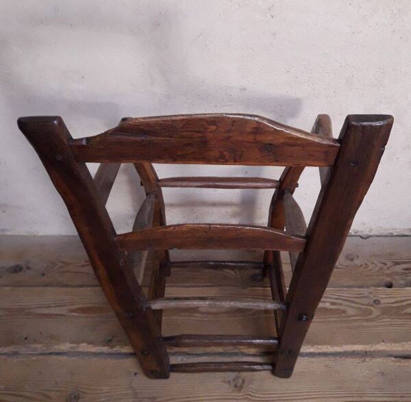 Fauteuil art populaire ancien campagne