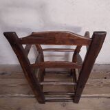 Old country folk art armchair