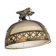 Amsterdamse School / hanging lamp / copper 1920s / Johanna van Eijbergen