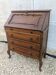 Secrétaire dos d'âne bureau chêne