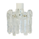 Mid-Century Murano Ice Glass Ceiling Lamp by J.T. Kalmar, Austria, 1960s