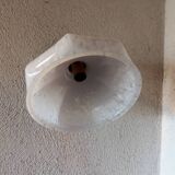 Vintage Clichy glass wall light
