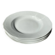 Set of 4 Bavarian porcelain plates.