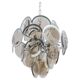 Vistosi Chrome Suspension with Smoked Glass Discs, Italy, 1970s
