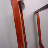 Night stand with two clothes racks