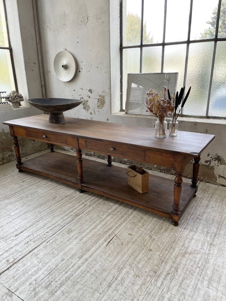 XL wooden Tuareg dish