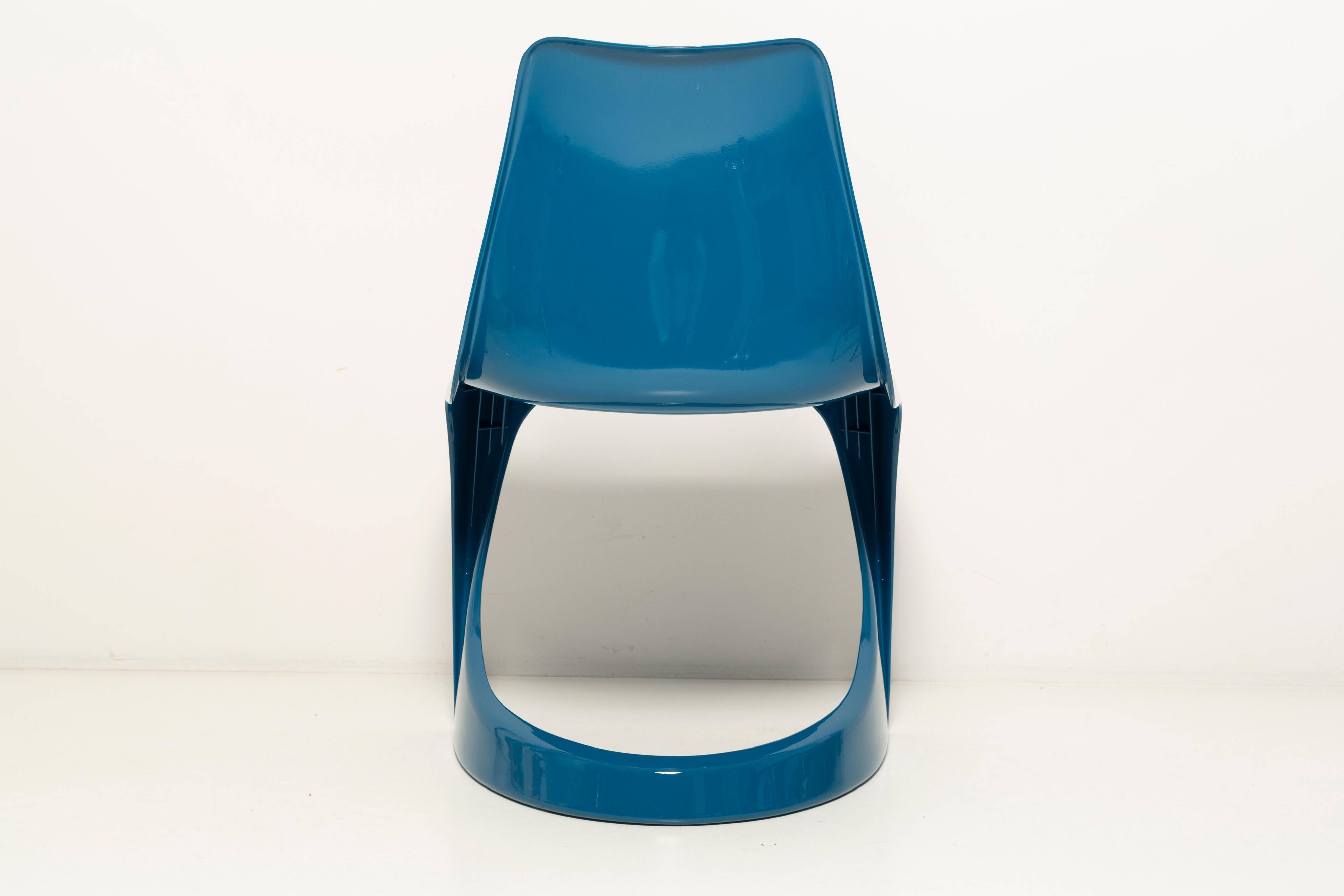 Mid-century blue sea Cado chair, Steen Østergaard, Europe, 1960s