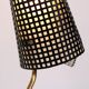 Tripod table lamp brass and metal 1950s