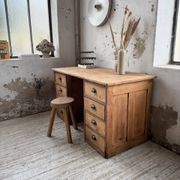 Bureau pin meuble atelier 1950